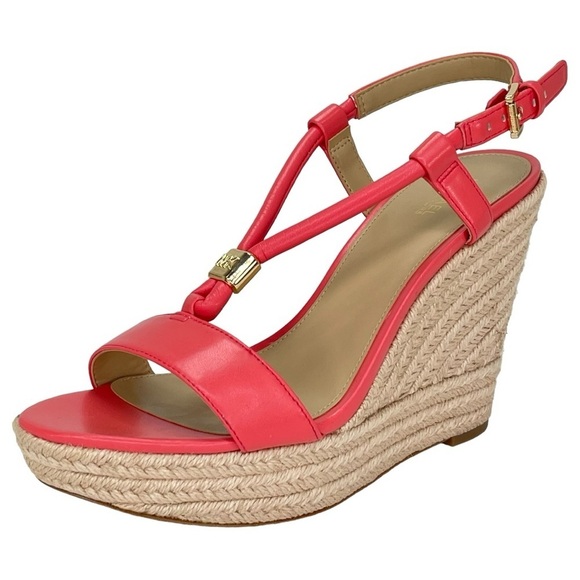MICHAEL Michael Kors Shoes - Michael Kors Annie Espadrille Wedge Womens Sandals Size 10M